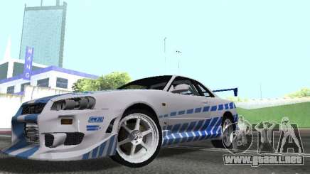 Nissan Skyline GT-R R34 para GTA San Andreas