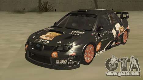 Subaru Impreza WRC Itasha para GTA San Andreas
