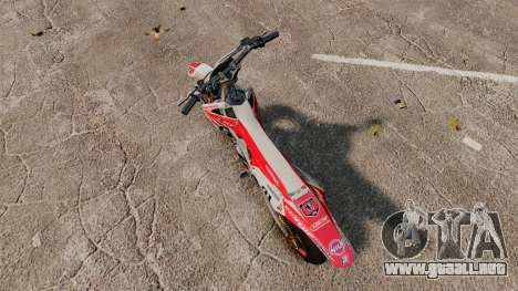 Honda CRF 450 Turbo Motard para GTA 4