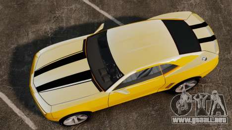 Chevrolet Camaro Bumblebee para GTA 4