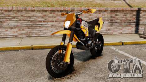 KTM EXC 450 SuperMotard para GTA 4