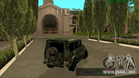 Mercedes-Benz G65 Camo para GTA San Andreas