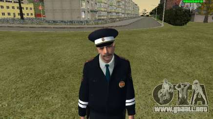Oficial de policía de tráfico ruso para GTA San Andreas