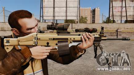 Máquina de asalto FN SCAR-L para GTA 4