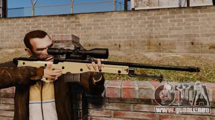 Rifle de francotirador L115A1 AW para GTA 4