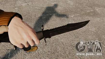 El cuchillo de Alabama Slammer negro para GTA 4
