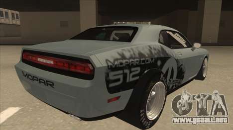 Dodge Challenger Drag Pak para GTA San Andreas
