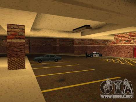 Nuevo garaje interior policía HP para GTA San Andreas