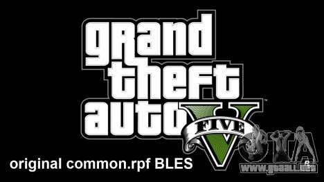 GTA 5 Common.rpf original BLES