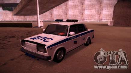 VAZ 2107 policía DPS para GTA San Andreas