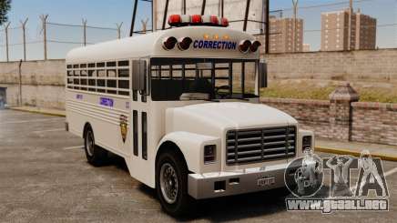El autobús de la prisión Liberty City para GTA 4