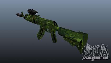 AK-74 en camuflaje para GTA 4