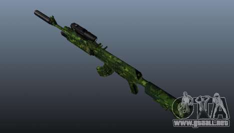 AK-74 en camuflaje para GTA 4