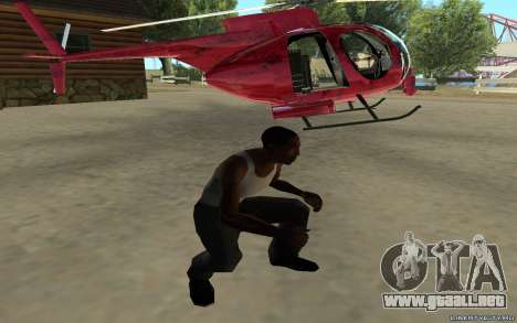 Buzzard Attack Chopper para GTA San Andreas