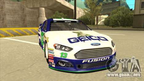 Ford Fusion NASCAR No. 13 GEICO para GTA San Andreas