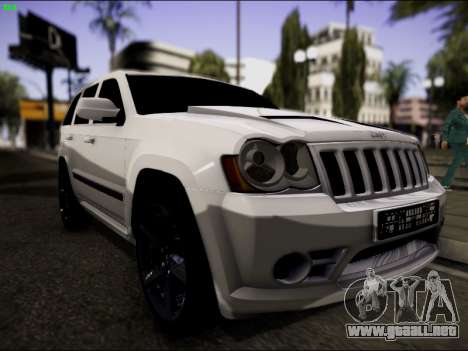 Jeep Grand Cherokee SRT8 para GTA San Andreas