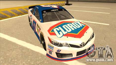 Toyota Camry NASCAR No. 47 Clorox para GTA San Andreas