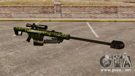 El v4 de rifle de francotirador Barrett M82 para GTA 4