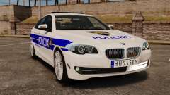 BMW M5 Croatian Police [ELS] para GTA 4