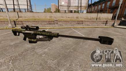 El v7 de rifle de francotirador Barrett M82 para GTA 4