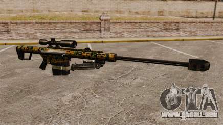 El francotirador Barrett M82 rifle v13 para GTA 4