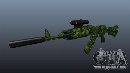 AK-74 en camuflaje para GTA 4