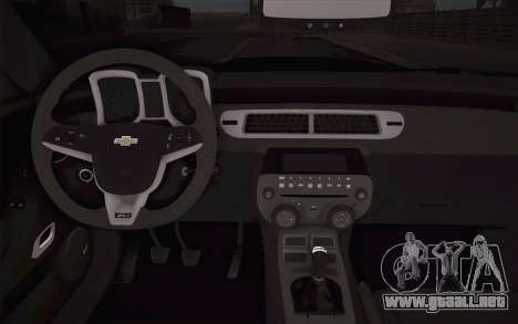Chevrolet Camaro ZL1 para GTA San Andreas