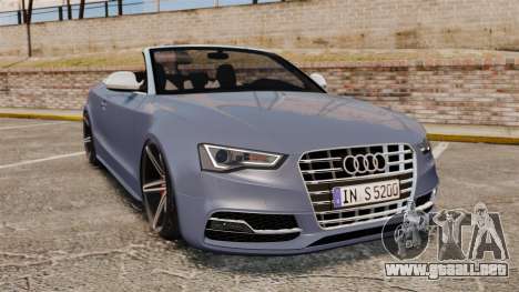 Audi S5 Convertible 2012 para GTA 4