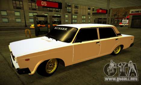 BUNKER VAZ 2107 para GTA San Andreas