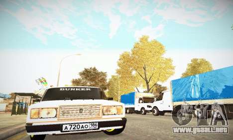 BUNKER VAZ 2107 para GTA San Andreas