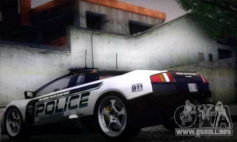 Lamborghini Murciélago policía 2005 para GTA San Andreas