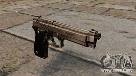 Pistola semiautomática Beretta 92 para GTA 4