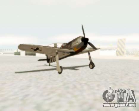Focke-Wulf FW-190 A5 para GTA San Andreas
