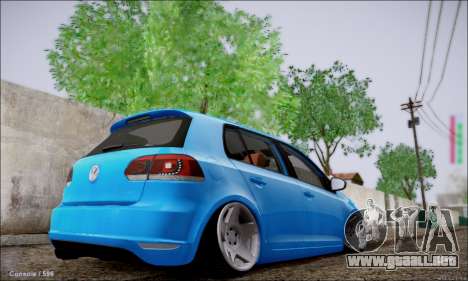 Volkswagen mk6 Stance Work para GTA San Andreas