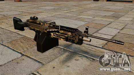 La ametralladora de la ligera M249 Camo para GTA 4