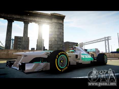Mercedes F1 W04 para GTA 4