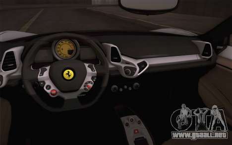 Ferrari 458 Italia Liberty Walk LB Performance para GTA San Andreas