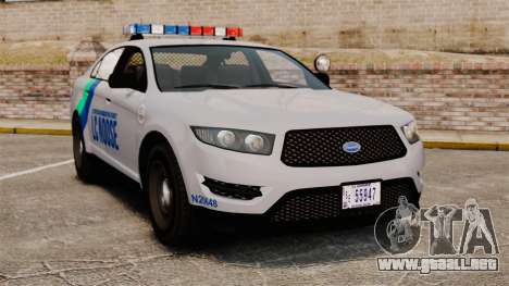 GTA V Vapid Police Stanier Interceptor [ELS] para GTA 4