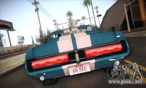 Shelby GT500 E v2.0 para GTA San Andreas