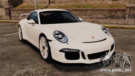 Porsche 911 GT3 (991) 2013 para GTA 4