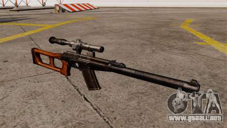 Rifle de francotirador VSS Vintorez para GTA 4