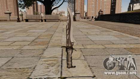 Cuchillo de combate de élite, el Raider de hoja para GTA 4