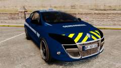 Renault Megane RS Gendarmerie Nationale [ELS] para GTA 4