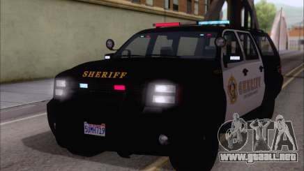 Un jeep de la policía de GTA V para GTA San Andreas
