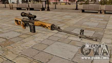 Rifle de francotirador Dragunov para GTA 4