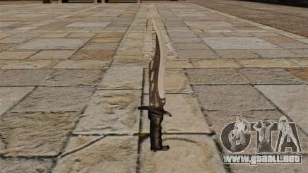 Cuchillo de combate de élite, el Raider de hoja para GTA 4