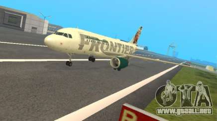 Airbus A319-111 Frontier Airlines Red Foxy para GTA San Andreas