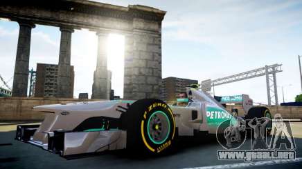 Mercedes F1 W04 (Airtug) para GTA 4