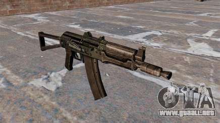 AKS74U automático negro para GTA 4