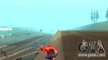 Se agacha como el asombroso Spider-man para GTA San Andreas